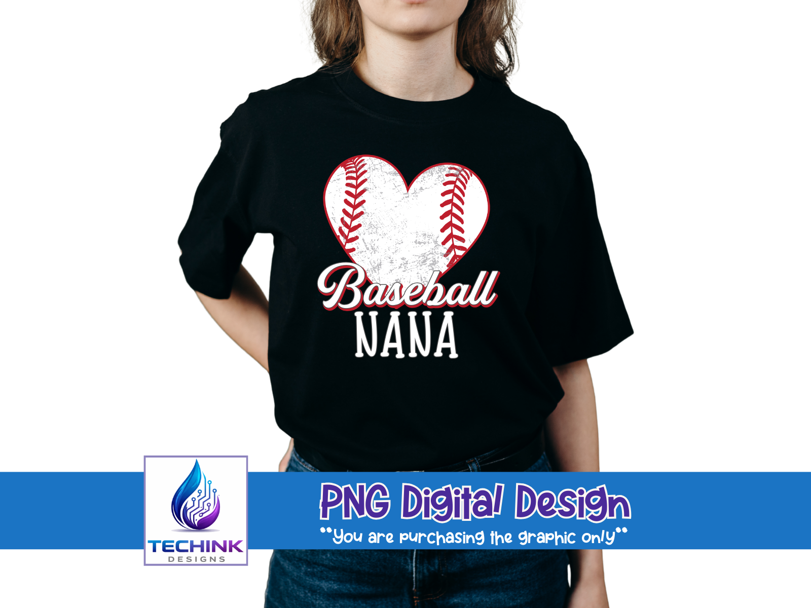 Baseball Nana (DTF PNG Graphic)