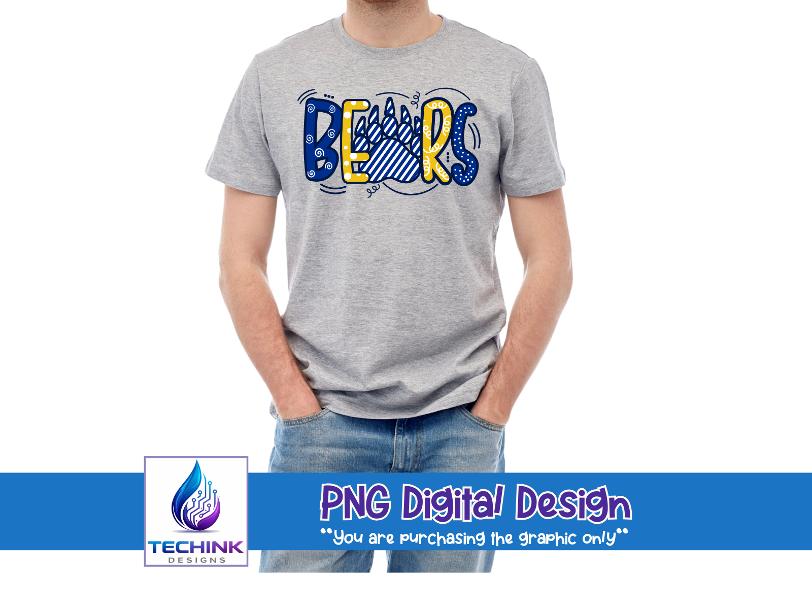 Bears Graffiti (DTF PNG Graphic)