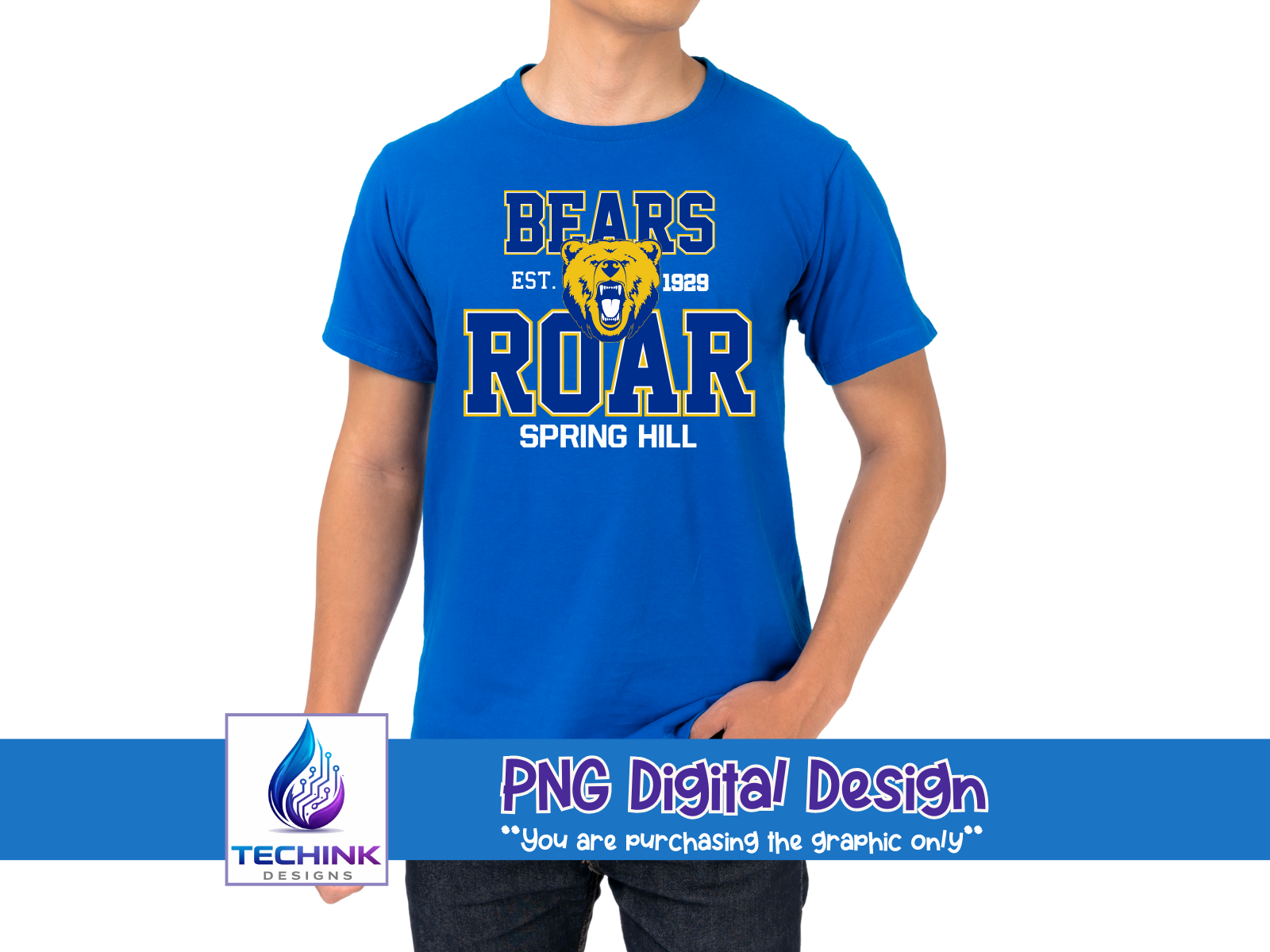 Bears Roar (DTF PNG Graphic)