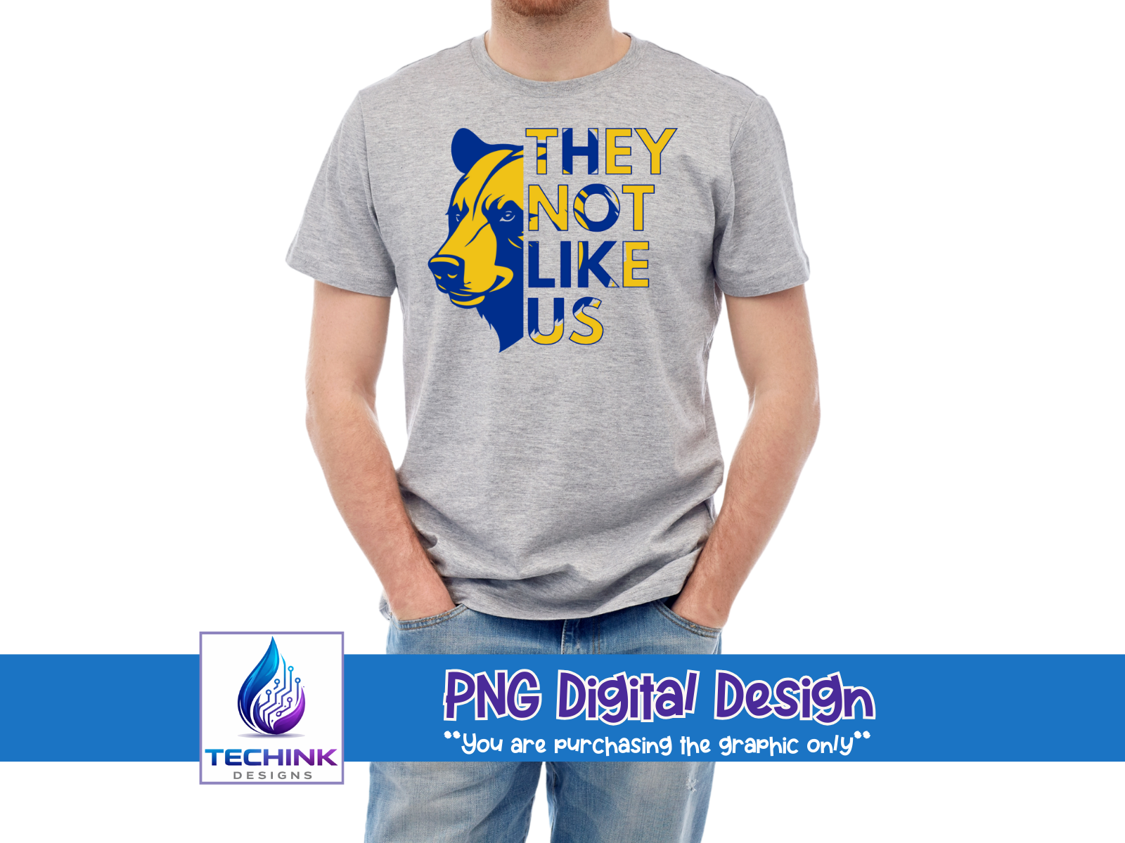 Bears - They Not Like Us (DTF PNG Graphic)