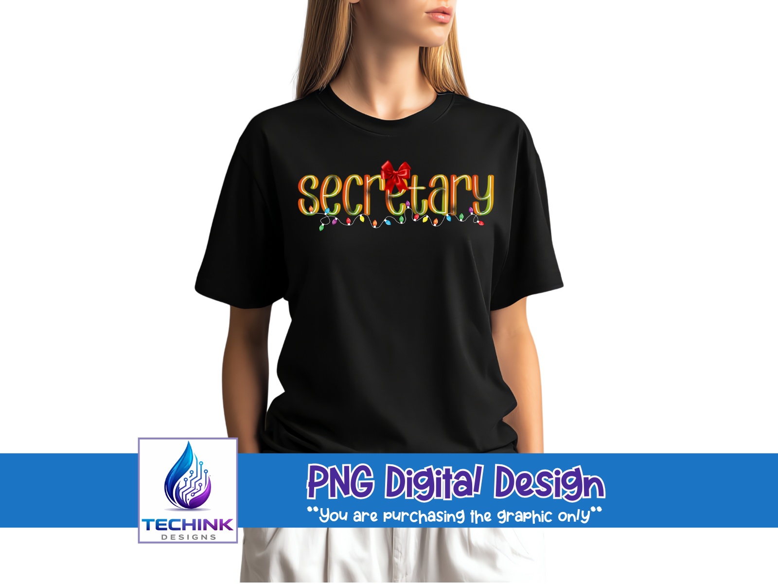 Christmas Secretary (DTF PNG Graphic)