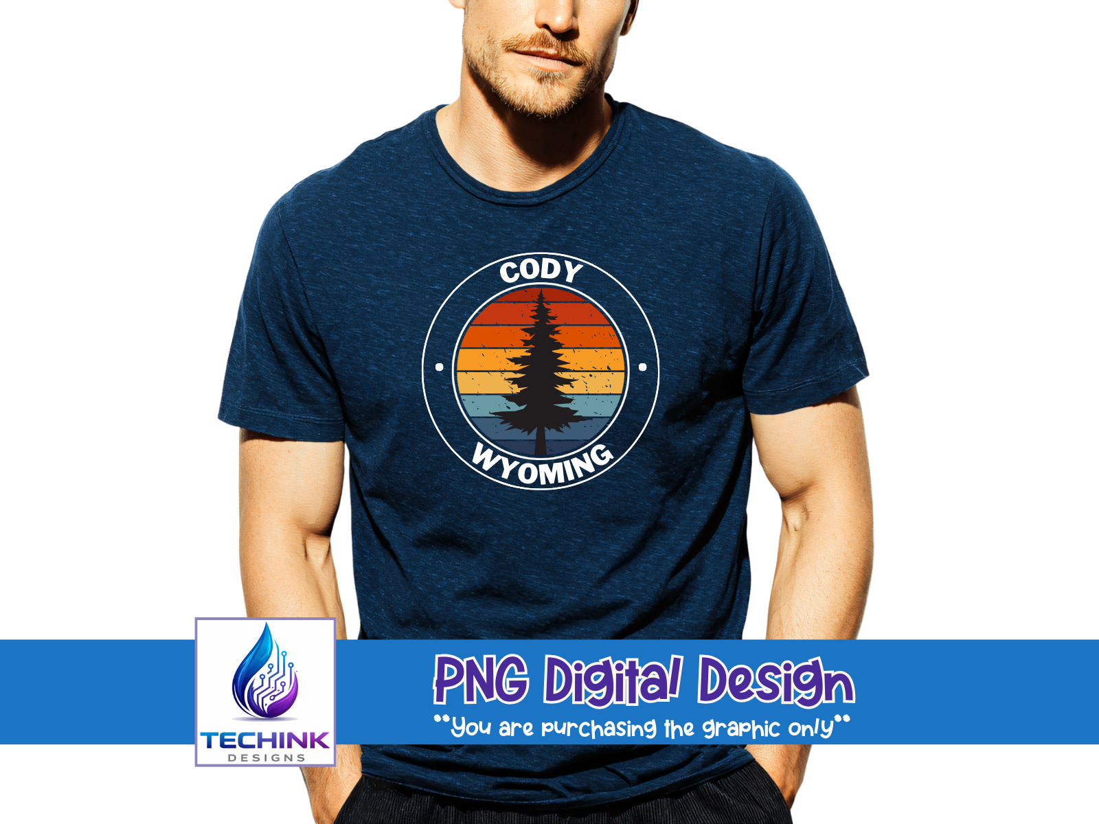 Cody, WY (DTF PNG Graphic)