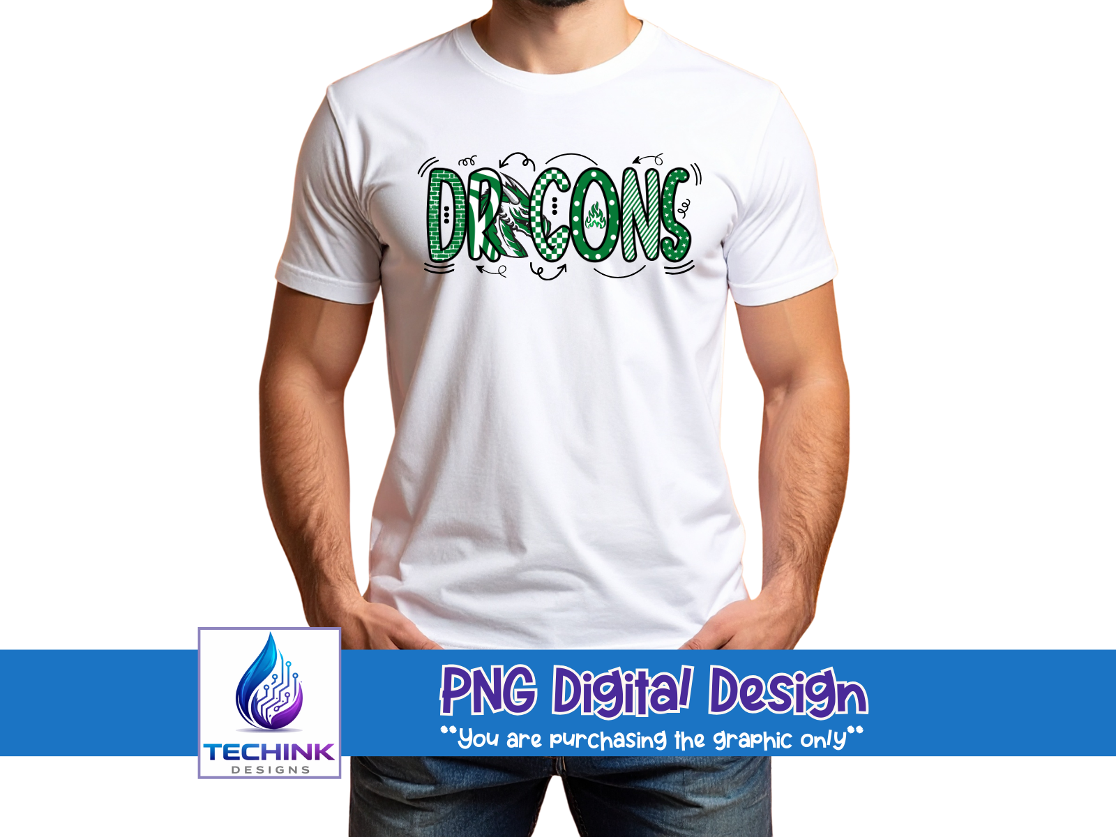 Dragons Graffiti (DTF PNG Graphic)