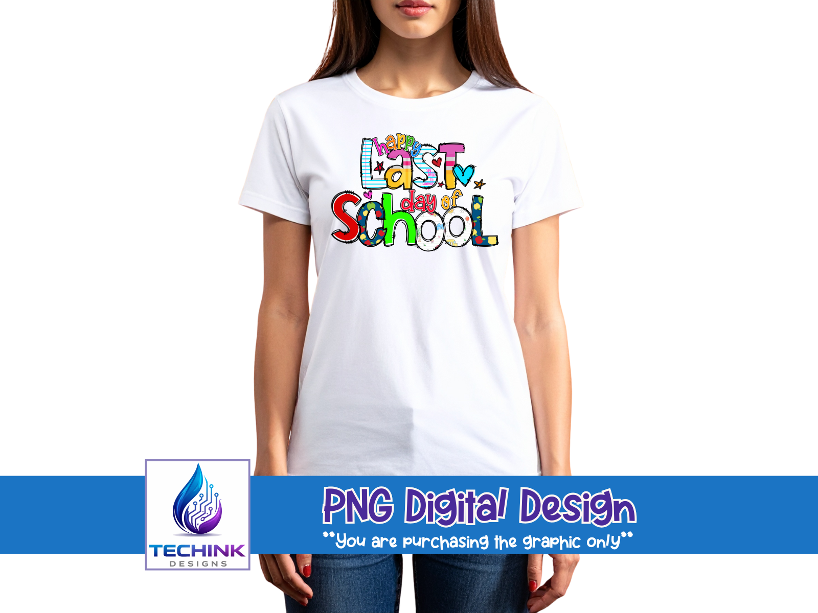 Happy Last Day of School (DTF PNG Graphic)