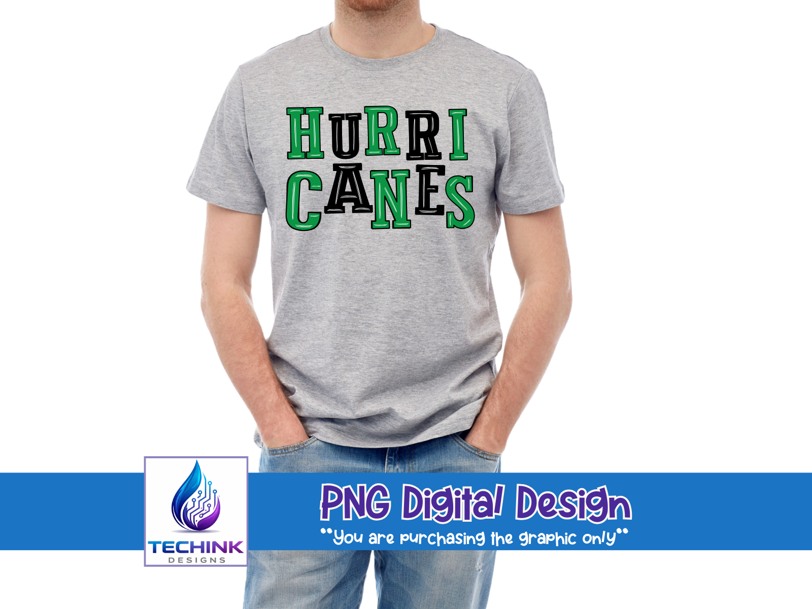 Hurricanes Varsity Alpha Doodle (DTF PNG Graphic)