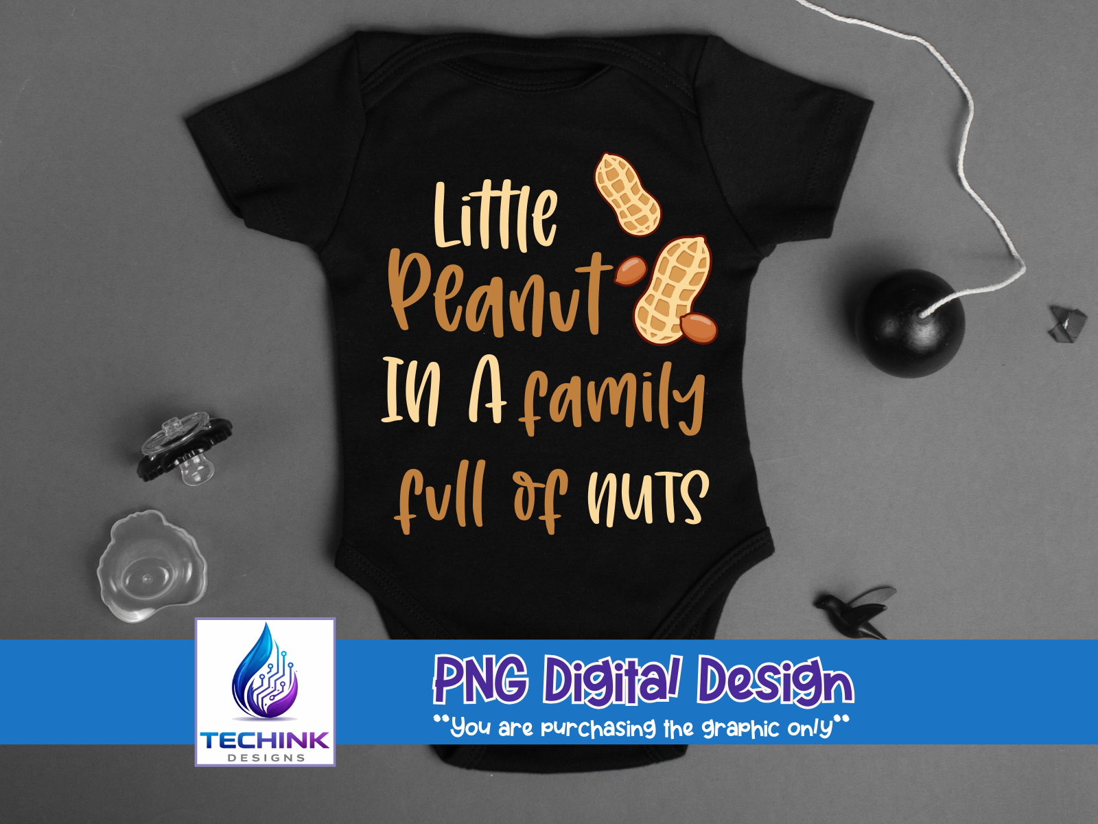 Little Peanut (DTF PNG Graphic)