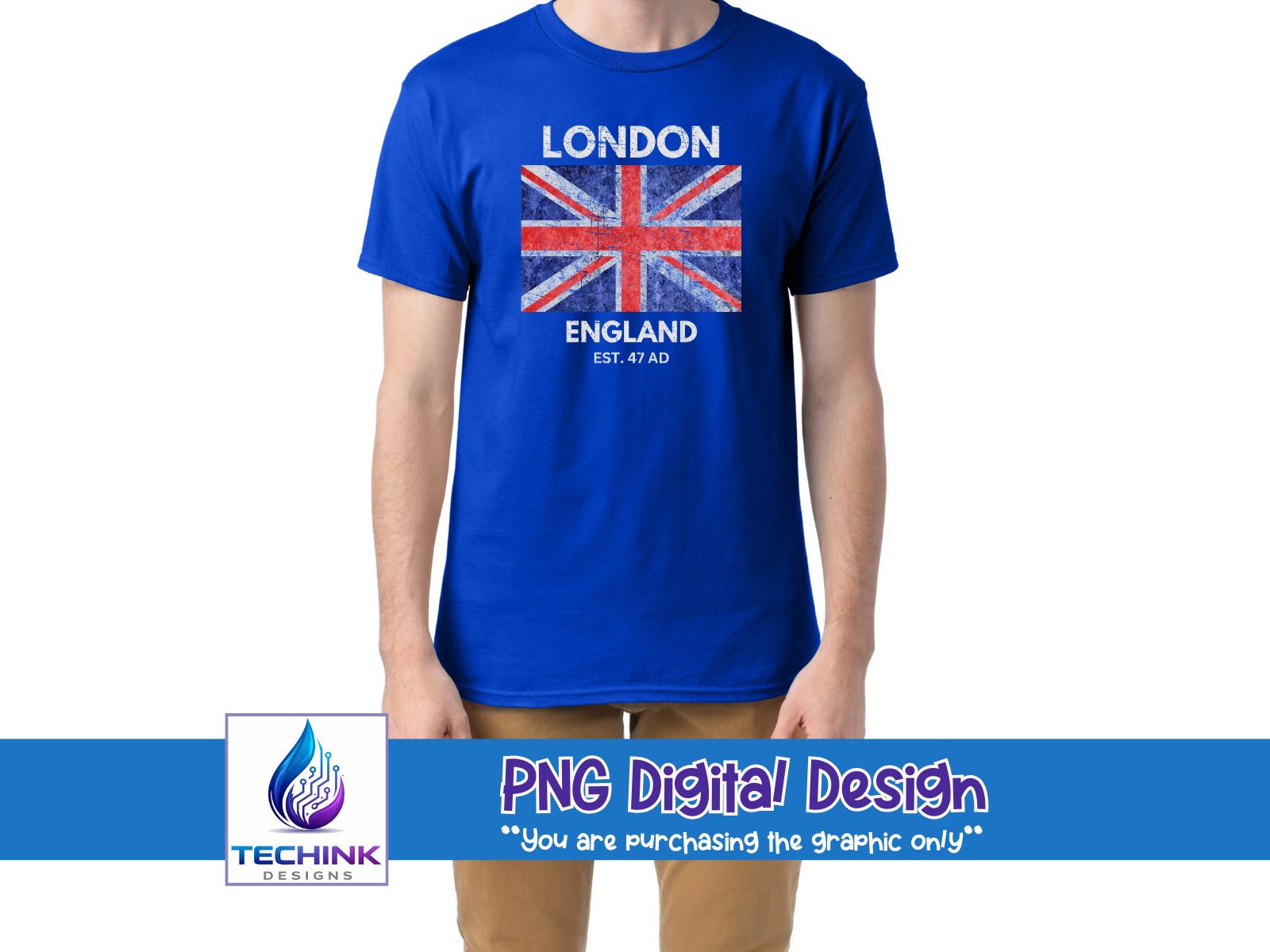 London, England (DTF PNG Graphic)