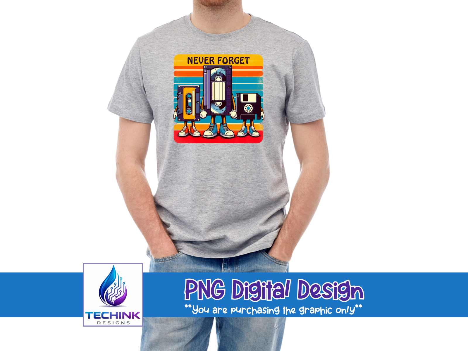 Never Forget (DTF PNG Graphic)