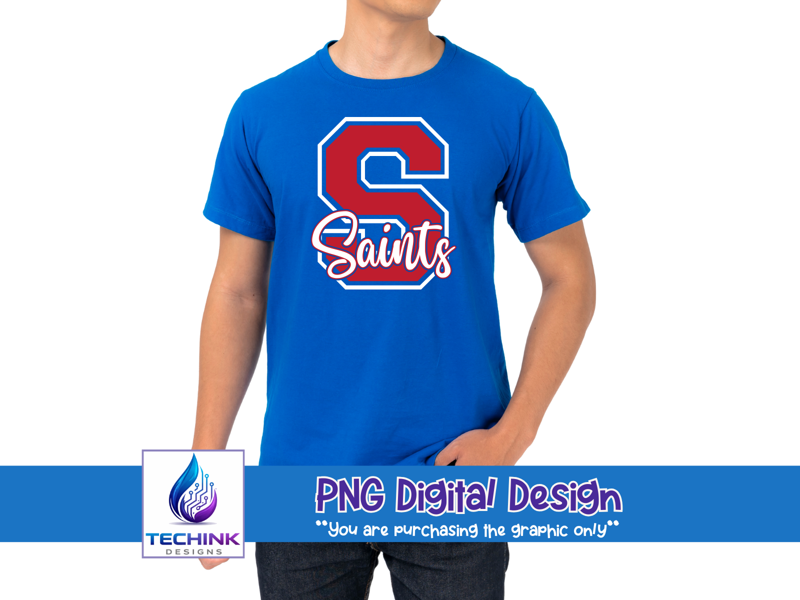 Saints S (DTF PNG Graphic)