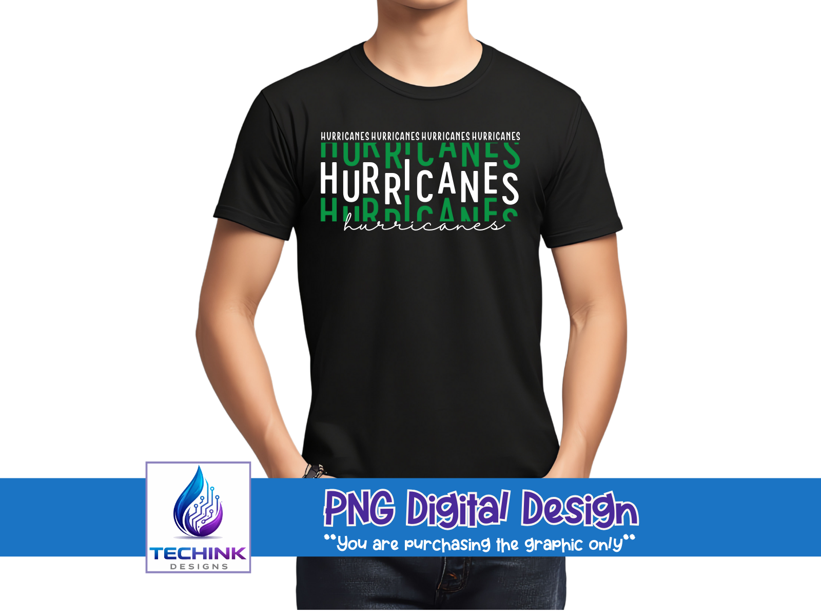 Stacked Hurricanes (DTF PNG Graphic)